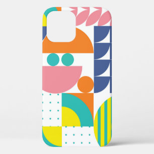 Abstracte geometrische, moderne  vormen. Case-Mate iPhone case