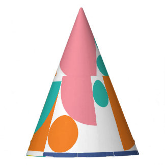 Abstracte geometrische, moderne  vormen. feesthoedjes