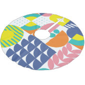 Abstracte geometrische, moderne  vormen. kerstboom rok (Gekanteld)