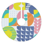 Abstracte geometrische, moderne vormen. kerstboom rok (Voorkant)