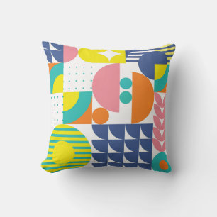 Abstracte geometrische, moderne  vormen. kussen