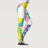 Abstracte geometrische, moderne  vormen. leggings (Rechts)