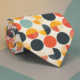 Abstracte geometrische multi-kleur aangepaste das