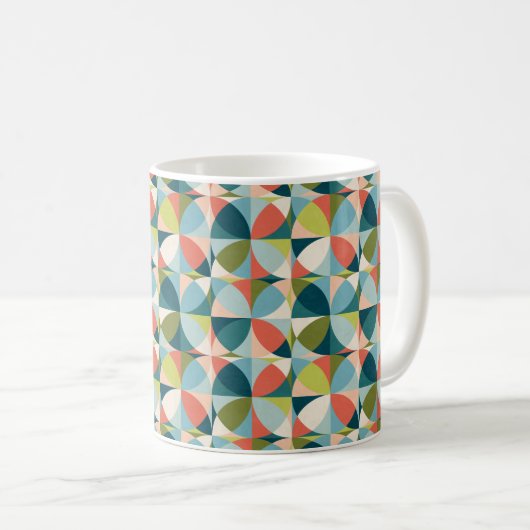 Abstracte geometrische naadloze patronen in het mi koffiemok (Voorkant rechts)