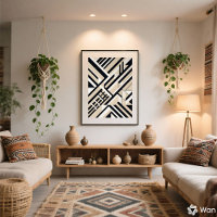 Abstracte Geometrische Neutrale 3D-Lagen