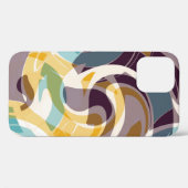 Abstracte geometrische objecten graffiti grunge ef Case-Mate iPhone case (Achterkant (horizontaal))