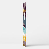 Abstracte geometrische objecten graffiti grunge ef Case-Mate iPhone case (Achterkant / Rechts)