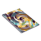 Abstracte geometrische objecten graffiti grunge ef notitieboek (Rechterzijde)