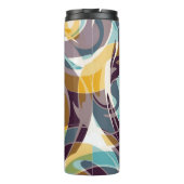 Abstracte geometrische objecten graffiti grunge ef thermosbeker (Achterkant)