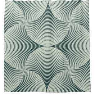 Abstracte geometrische ondergrond van het blikvel douchegordijn