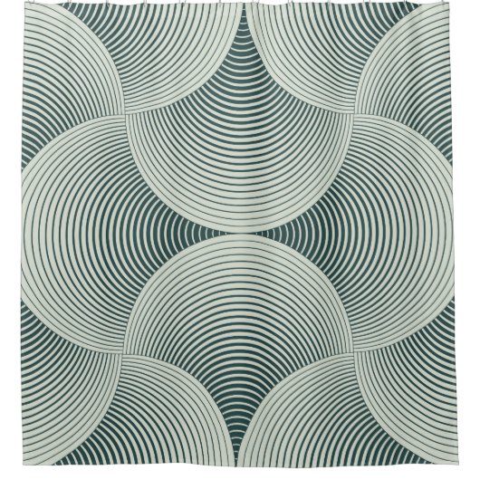 Abstracte geometrische ondergrond van het blikvel douchegordijn (Voorkant)