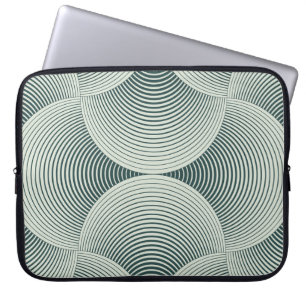 Abstracte geometrische ondergrond van het blikvel laptop sleeve