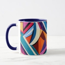 Abstracte geometrische oppervlakteillustratie 1223 mok
