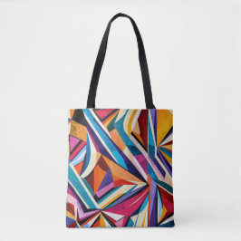Abstracte geometrische oppervlakteillustratie 1223 tote bag