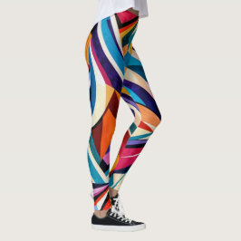 Abstracte geometrische oppervlakteillustraties 122 leggings