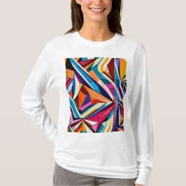 Abstracte geometrische oppervlaktekunst 1223 - Lon T-shirt