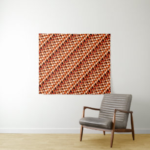 Abstracte Geometrische Patroon Earth Desert Color Wandkleed