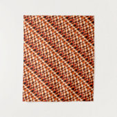 Abstracte Geometrische Patroon Earth Desert Color Wandkleed (Voorkant)