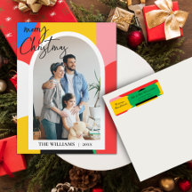 Abstracte geometrische patroonfoto Vrolijk kerstfe