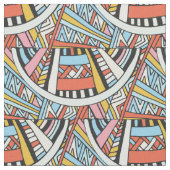Abstracte geometrische patroonstructuur stof (Close Up)