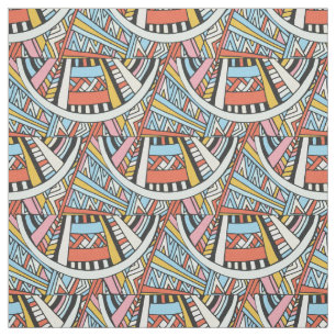 Abstracte geometrische patroonstructuur stof