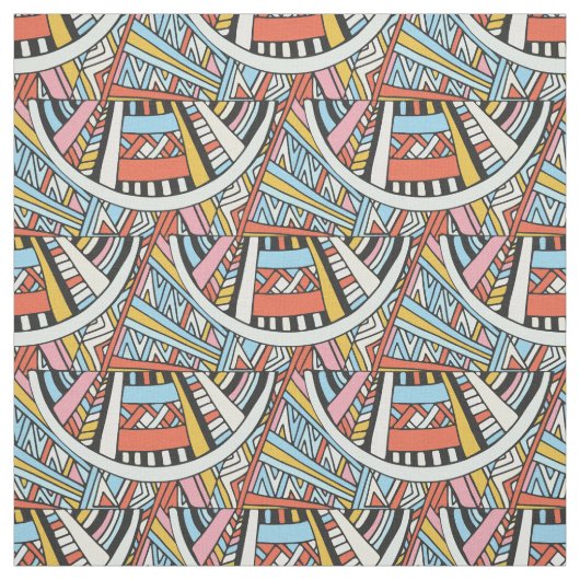 Abstracte geometrische patroonstructuur stof (Swatch)