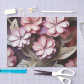 Abstracte geometrische Phlox bloemen Tissuepapier (Craft)