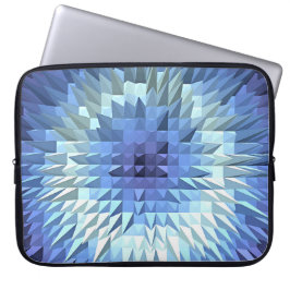 abstracte geometrische poligonale textuur laptop sleeve