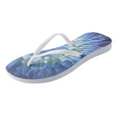 abstracte geometrische poligonale textuur teenslippers (Schuin)