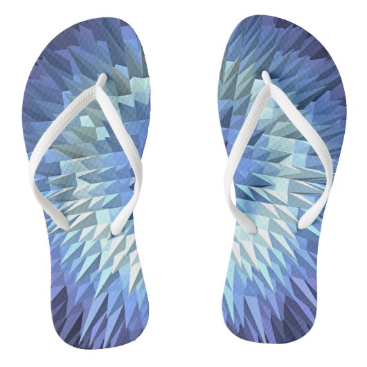 abstracte geometrische poligonale textuur teenslippers (Voetbed)