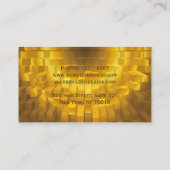 abstracte geometrische poligonale textuur visitekaartje (Achterkant)