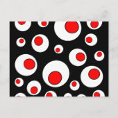 Abstracte geometrische poolcirkels briefkaart (Voorkant)