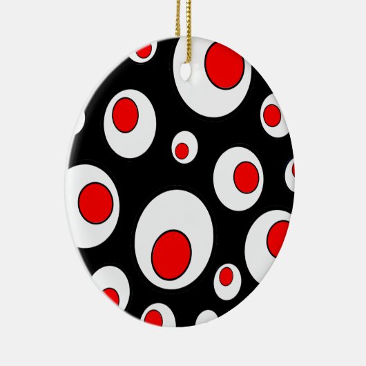 Abstracte geometrische poolcirkels keramisch ornament (Rechts)