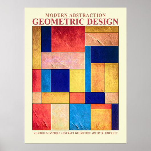 Abstracte Geometrische Poster Nr. 2 (Voorkant)