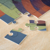 Abstracte geometrische puzzel - moderne kunst (Zijkant)