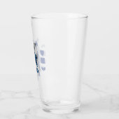 Abstracte geometrische RAVENCLAW™ Crest Glas (Links)