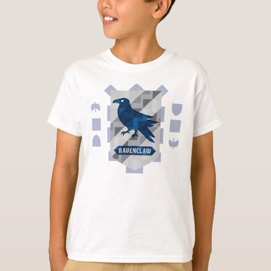 Abstracte geometrische RAVENCLAW™ Crest T-shirt (Voorkant)