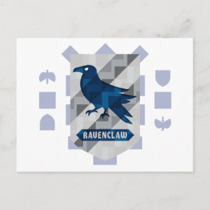 Abstracte geometrische RAVENCLAW™ Crest Uitnodiging Briefkaart