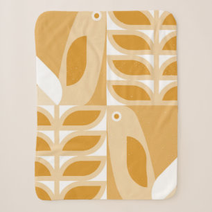 Abstracte geometrische retro naadloos patroon sherpa deken