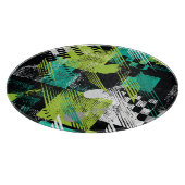 Abstracte geometrische Stippen Stripes Pattern Snijplank (Hoek)