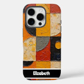  Abstracte geometrische telefoon Hoesje (Achterkant)