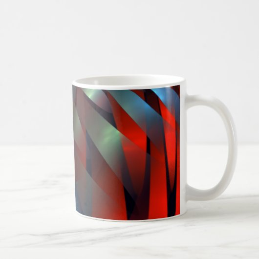 Abstracte geometrische textuur koffiemok (Rechts)