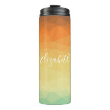 Abstracte geometrische thermische tumbler