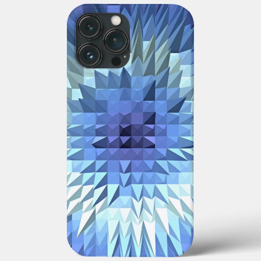 abstracte geometrische veelhoekige textuur Case-Mate iPhone case (Achterkant)