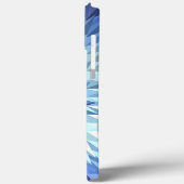 abstracte geometrische veelhoekige textuur Case-Mate iPhone case (Achterkant / Links)