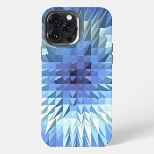 abstracte geometrische veelhoekige textuur iPhone 13 pro max hoesje