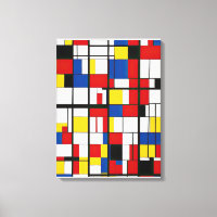 Abstracte geometrische verf