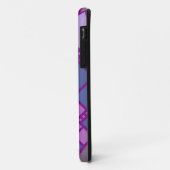 Abstracte geometrische vierkanten | Roze Paars bla Case-Mate iPhone Case (Achterkant/links)