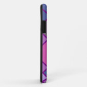 Abstracte geometrische vierkanten | Roze Paars bla Case-Mate iPhone Case (Achterkant/rechts)