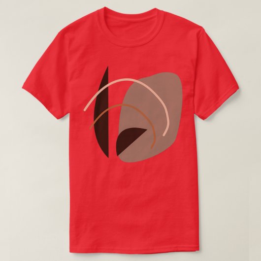 Abstracte geometrische vorm 1 t-shirt (Design voorkant)